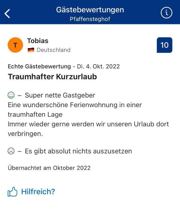 Appartamento Pfaffensteghof Rickenbach  Esterno foto